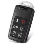 Auto si Moto - Electronice auto - Accesorii electronice auto - Carcasa cheie auto Techstar pentru Volvo cu 6 butoane, compatibila cu S60, S80, V70, XC60, XC70 - Infinity.ro