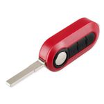 Auto si Moto - Electronice auto - Accesorii electronice auto - Carcasa cheie auto tip briceag Techstar pentru Fiat, Citroen si Peugeot cu 3 butoane, Compatibila cu Modele 500, Panda - Infinity.ro