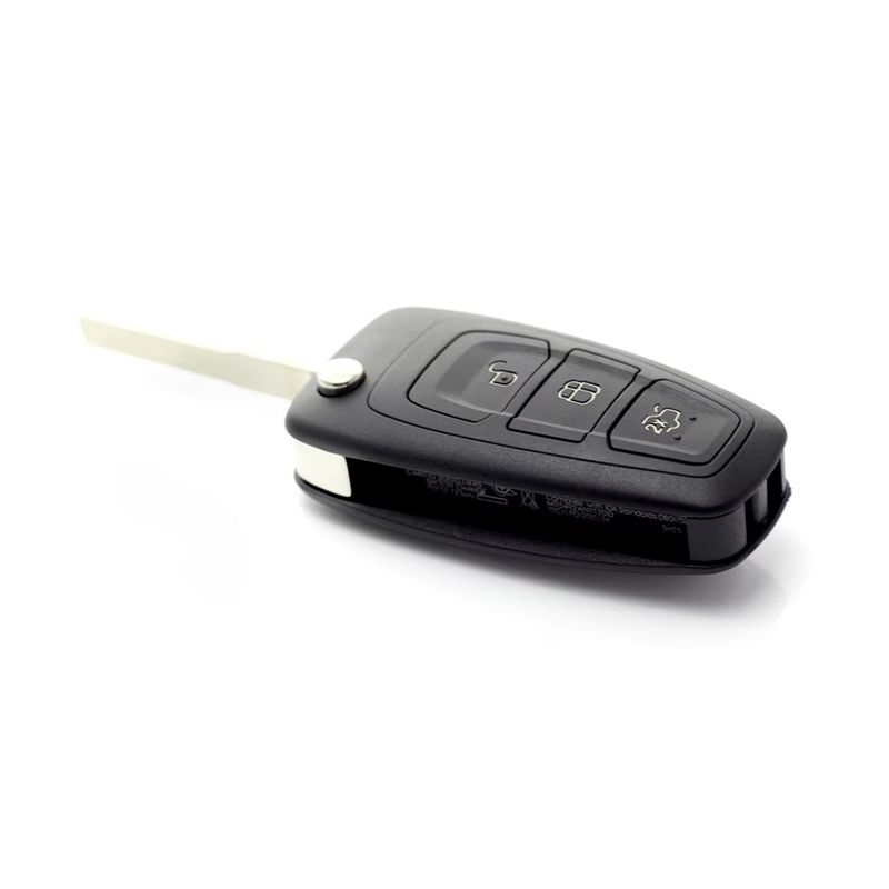 Auto si Moto - Electronice auto - Accesorii electronice auto - Carcasa Cheie Ford tip briceag, 3 Butoane, compatibila Mondeo, Focus, S-Max, Galaxy, C-Max, Transit Connect, modele - Infinity.ro