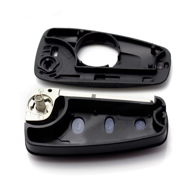 Auto si Moto - Electronice auto - Accesorii electronice auto - Carcasa Cheie Ford tip briceag, 3 Butoane, compatibila Mondeo, Focus, S-Max, Galaxy, C-Max, Transit Connect, modele - Infinity.ro