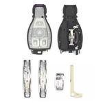 Auto si Moto - Electronice auto - Accesorii electronice auto - Carcasa cheie auto tip briceag Techstar pentru Mercedes-Benz cu 3 butoane, compatibila cu modele A, B, C, E, S, ML - Infinity.ro