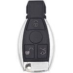 Auto si Moto - Electronice auto - Accesorii electronice auto - Carcasa cheie auto tip briceag Techstar pentru Mercedes-Benz cu 3 butoane, compatibila cu modele A, B, C, E, S, ML - Infinity.ro