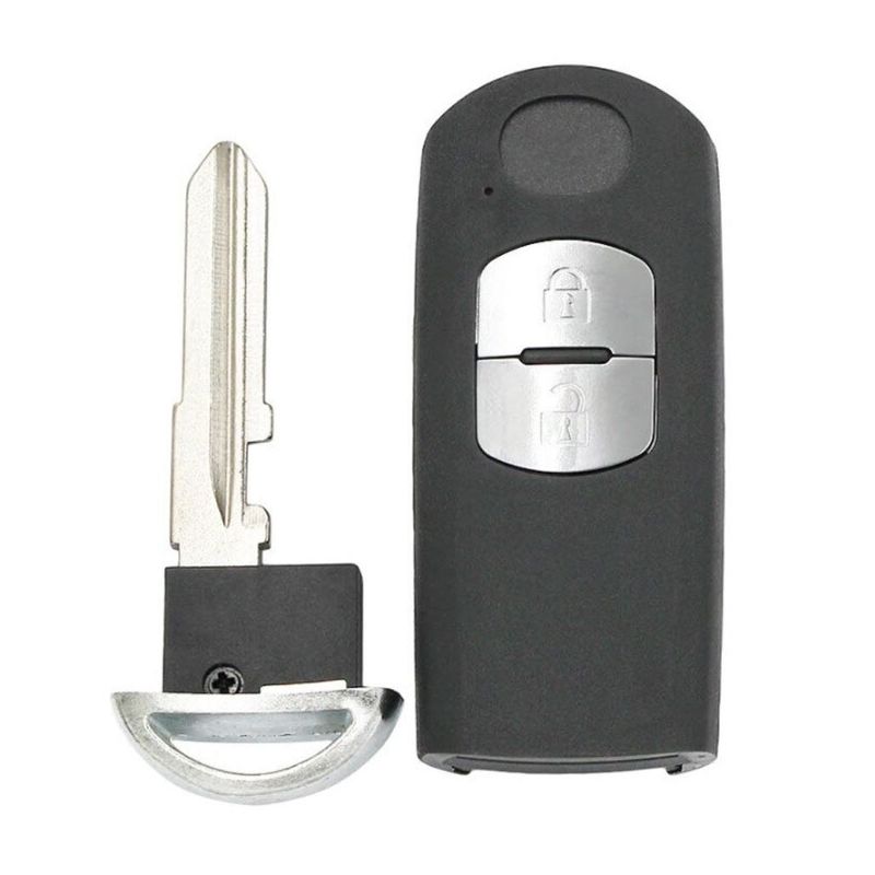 Auto si Moto - Electronice auto - Accesorii electronice auto - Carcasa cheie auto compatibila cu Mazda 2, 3, 5, 6, CX-3, CX-5, CX-7, CX-9, RX-8, MX-5, 2 butoane, model 2012-2018 - Infinity.ro