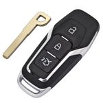 Auto si Moto - Electronice auto - Accesorii electronice auto - Carcasa Cheie Auto Techstar, Compatibila Ford Mondeo, Mustang, Focus, Fusion, S-Max, Galaxy, Explorer, cu 3 butoane - Infinity.ro