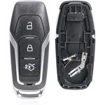 Auto si Moto - Electronice auto - Accesorii electronice auto - Carcasa Cheie Auto Techstar, Compatibila Ford Mondeo, Mustang, Focus, Fusion, S-Max, Galaxy, Explorer, cu 3 butoane - Infinity.ro