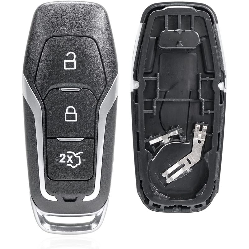 Auto si Moto - Electronice auto - Accesorii electronice auto - Carcasa Cheie Auto Techstar, Compatibila Ford Mondeo, Mustang, Focus, Fusion, S-Max, Galaxy, Explorer, cu 3 butoane - Infinity.ro