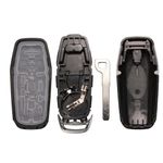Auto si Moto - Electronice auto - Accesorii electronice auto - Carcasa Cheie Auto Techstar, Compatibila Ford Mondeo, Mustang, Focus, Fusion, S-Max, Galaxy, Explorer, cu 3 butoane - Infinity.ro