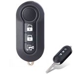 Auto si Moto - Electronice auto - Accesorii electronice auto - Carcasa Cheie Auto Techstar cu 3 butoane, compatibila Fiat Autoutilitara, Fiat Ducato, Fiat 500, Citroen Jumper - Infinity.ro