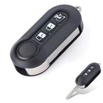 Auto si Moto - Electronice auto - Accesorii electronice auto - Carcasa Cheie Auto Techstar cu 3 butoane, compatibila Fiat Autoutilitara, Fiat Ducato, Fiat 500, Citroen Jumper - Infinity.ro