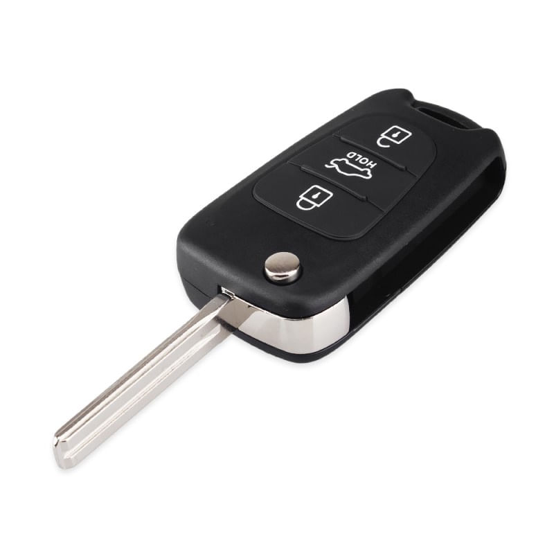 Auto si Moto - Electronice auto - Accesorii electronice auto - Carcasa Cheie Auto Techstar® Hyundai I30, Elantra, Santa Fe, Accent, 3 Butoane - Infinity.ro