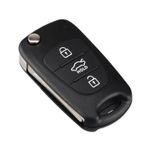 Auto si Moto - Electronice auto - Accesorii electronice auto - Carcasa Cheie Auto Techstar® Hyundai I30, Elantra, Santa Fe, Accent, 3 Butoane - Infinity.ro