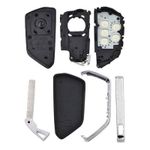 Auto si Moto - Electronice auto - Accesorii electronice auto - Carcasa cheie auto Techstar® pentru Telecomanda Inteligenta, compatibila cu VW Golf MK8, Polo, Tiguan, Skoda Superb - Infinity.ro