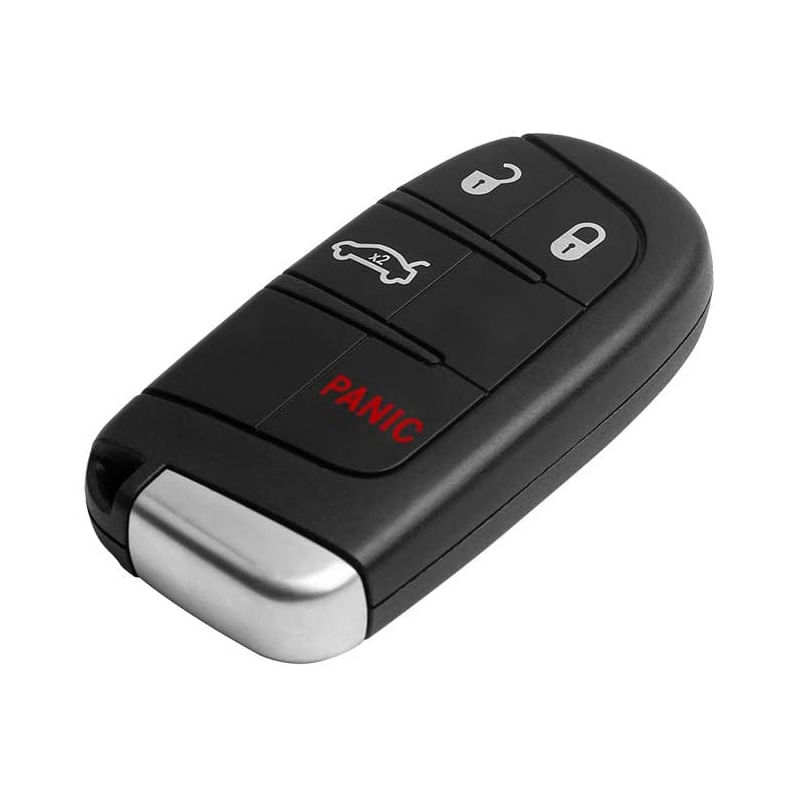 Auto si Moto - Electronice auto - Accesorii electronice auto - Carcasa Cheie Auto Techstar® Chrysler, Dodge, Jeep, Fiat, 4 Butoane, Cu Lama, Pini Baterie - Infinity.ro