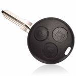 Auto si Moto - Electronice auto - Accesorii electronice auto - Carcasa Cheie Auto Techstar® Mercedes, Smart, 3 Butoane, Cu Lama - Infinity.ro