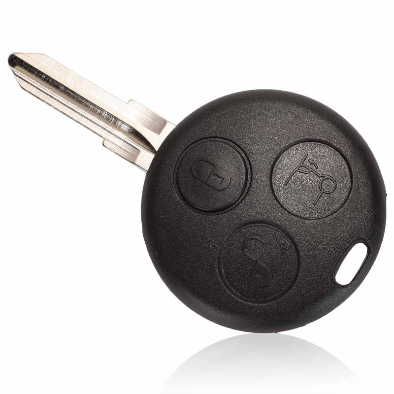 Auto si Moto - Electronice auto - Accesorii electronice auto - Carcasa Cheie Auto Techstar® Mercedes, Smart, 3 Butoane, Cu Lama - Infinity.ro