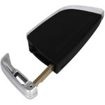 Auto si Moto - Electronice auto - Accesorii electronice auto - Carcasa Cheie Auto Techstar® BMW, Seria 1,2,3,4,5,6,7, X, 4 Butoane, Cu Lama, Argintiu - Infinity.ro