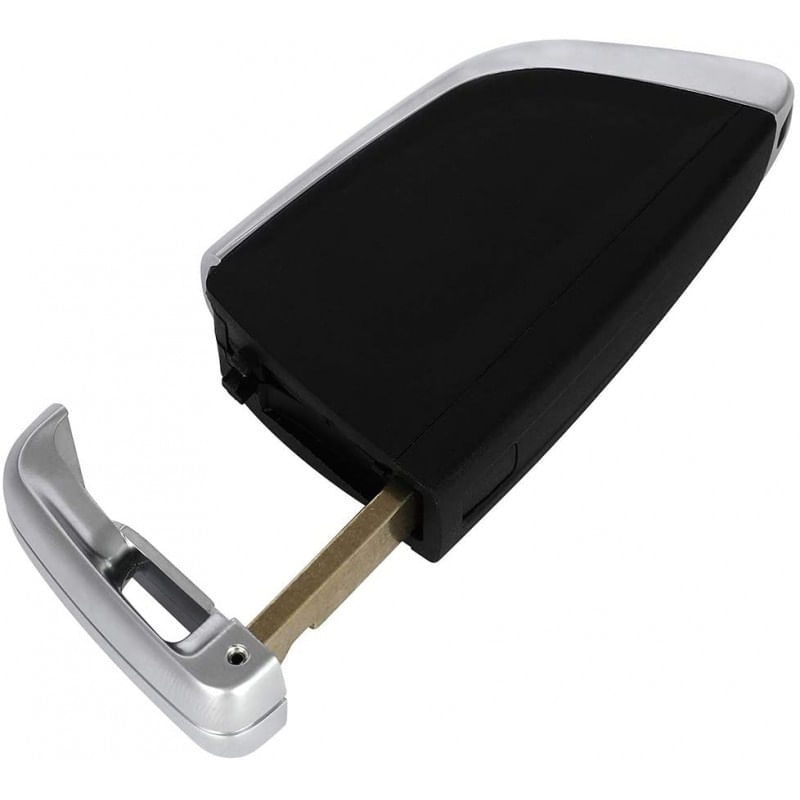 Auto si Moto - Electronice auto - Accesorii electronice auto - Carcasa Cheie Auto Techstar® BMW, Seria 1,2,3,4,5,6,7, X, 4 Butoane, Cu Lama, Argintiu - Infinity.ro