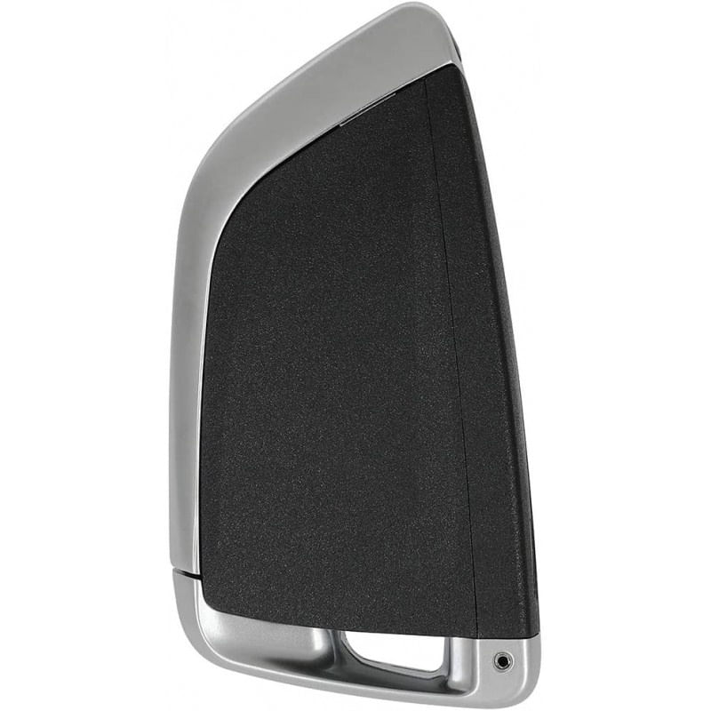 Auto si Moto - Electronice auto - Accesorii electronice auto - Carcasa Cheie Auto Techstar® BMW, Seria 1,2,3,4,5,6,7, X, 4 Butoane, Cu Lama, Argintiu - Infinity.ro