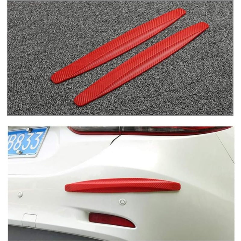 Auto si Moto - Piese auto si accesorii - Caroserie - Alte accesorii caroserie - Set Banda Protectie Techstar®, Design Pentru Usa, Prag, Bara, Model Auto Universal din Cauciuc, Rosu - Infinity.ro