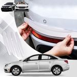 Auto si Moto - Piese auto si accesorii - Caroserie - Alte accesorii caroserie - Set Banda Protectie Techstar®, Design Pentru Usa, Prag, Bara, Model Auto Universal din Cauciuc, Alb - Infinity.ro