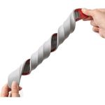 Auto si Moto - Piese auto si accesorii - Caroserie - Alte accesorii caroserie - Set Banda Protectie Techstar®, Design Pentru Usa, Prag, Bara, Model Auto Universal din Cauciuc, Alb - Infinity.ro