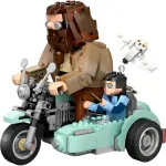 Jucarii, Copii si Bebe - Jucarii si jocuri - Seturi de constructie si cuburi - Seturi de constructie - Lego harry potter tm hagrid si harry pe motocicleta 76443 - Infinity.ro