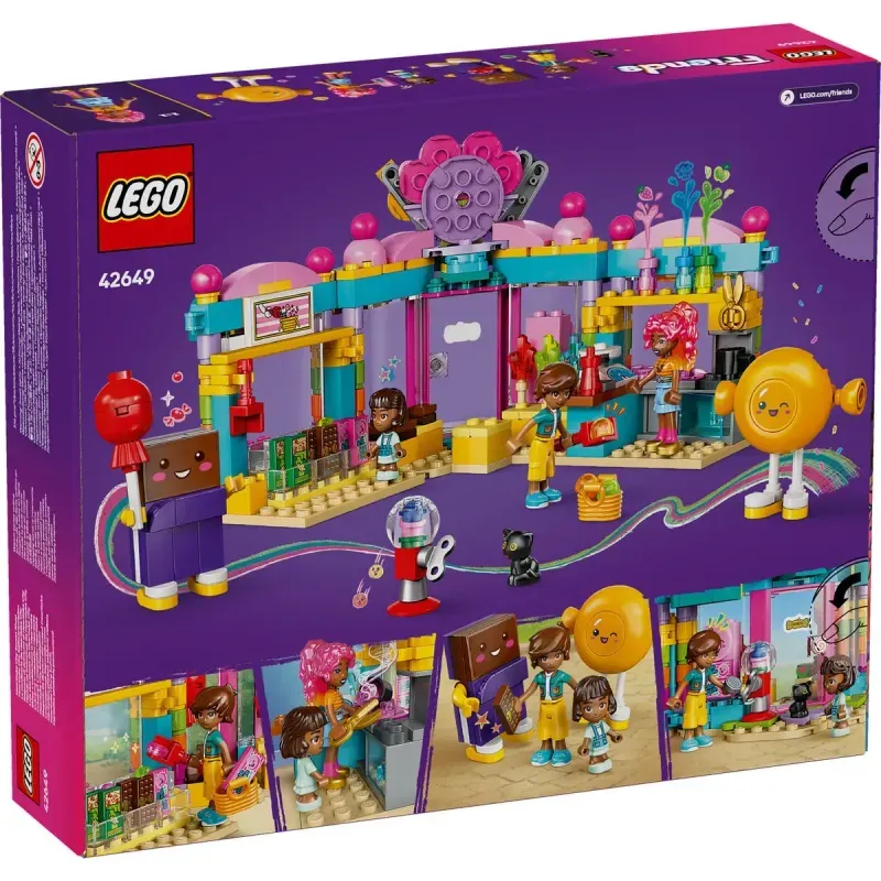 Jucarii, Copii si Bebe - Jucarii si jocuri - Seturi de constructie si cuburi - Seturi de constructie - Lego friends magazinul de dulciuri din orasul heartlake 42649 - Infinity.ro