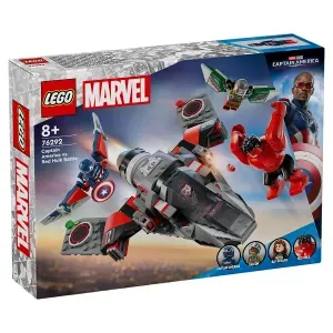 Lego marvel super heroes batalia dintre capitanul america si hulk rosu 76292