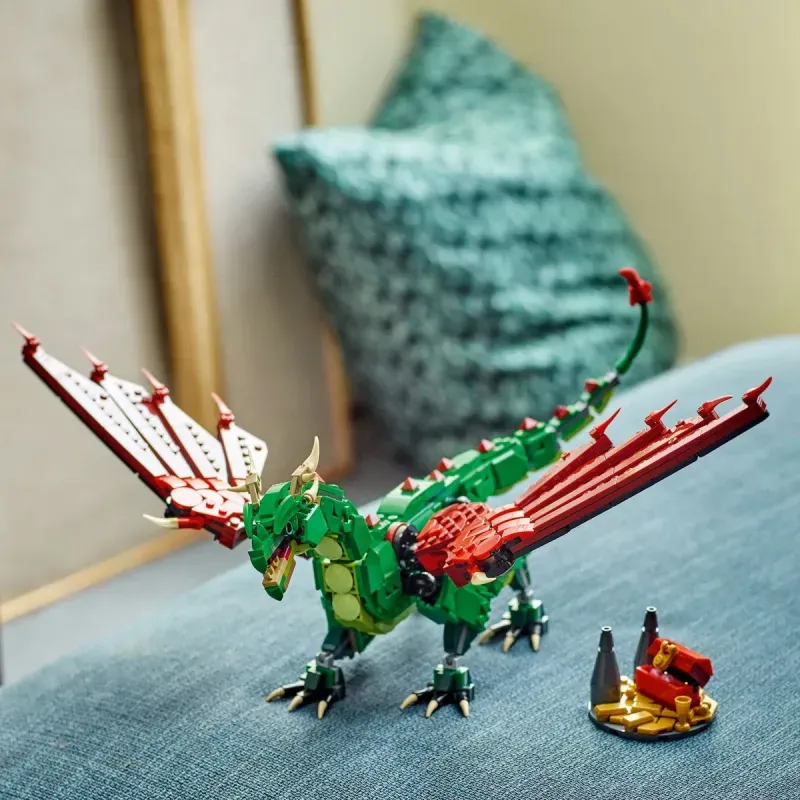 Jucarii, Copii si Bebe - Jucarii si jocuri - Seturi de constructie si cuburi - Seturi de constructie - Lego creator dragon medieval 31161 - Infinity.ro