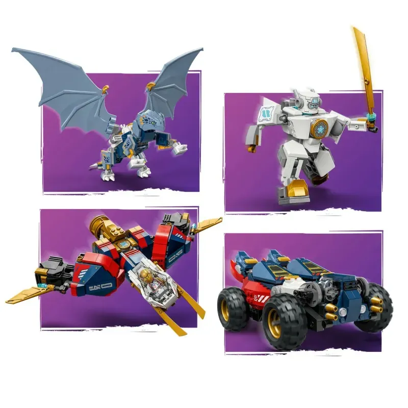 Jucarii, Copii si Bebe - Jucarii si jocuri - Seturi de constructie si cuburi - Seturi de constructie - Lego ninjago ultrarobotul combinat al lui zane 71834 - Infinity.ro