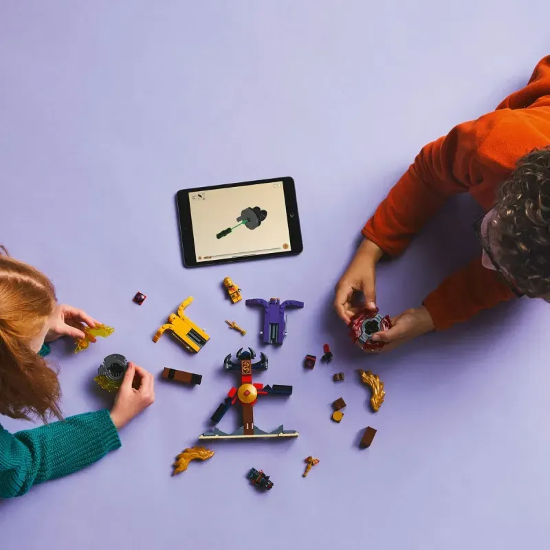 Jucarii, Copii si Bebe - Jucarii si jocuri - Seturi de constructie si cuburi - Seturi de constructie - Lego ninjago pachet de lupta cu dragoni spinjitzu 71826 - Infinity.ro