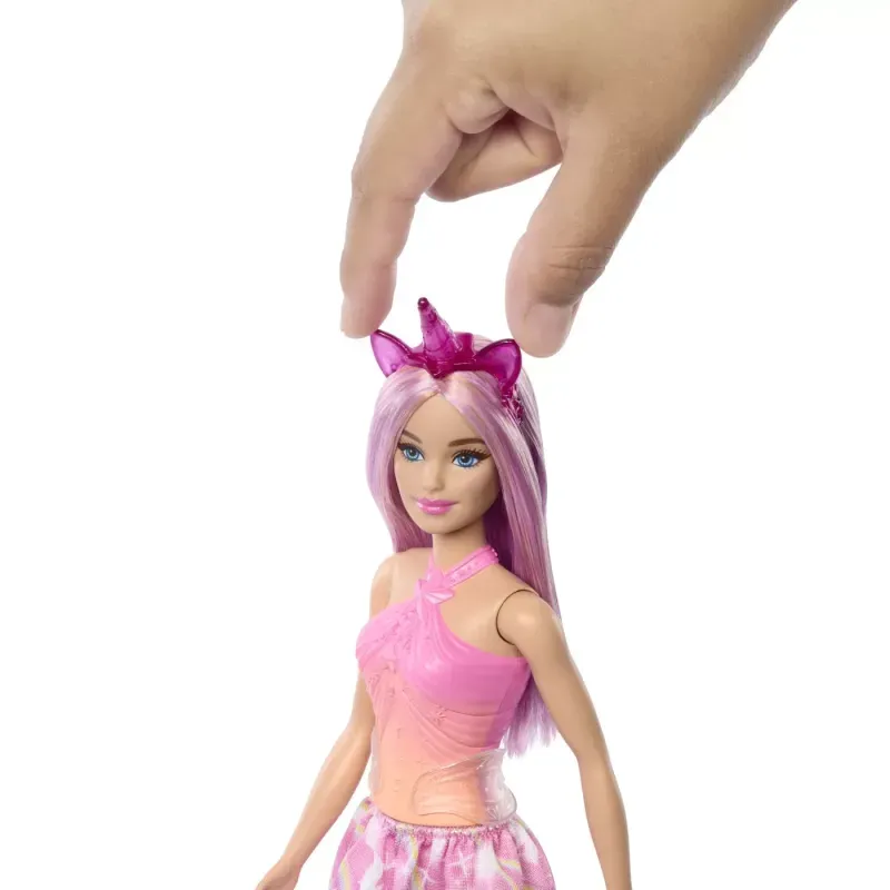 Jucarii, Copii si Bebe - Jucarii si jocuri - Papusi si accesorii - Papusi - Barbie papusa barbie cu accesorii magice de unicorn - Infinity.ro