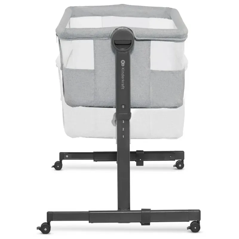 Casa si Gradina - Mobilier - Mobilier copii - Patuturi copii - Patut co-sleeper kinderkraft neste up 2, gri deschis - Infinity.ro