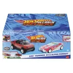 Jucarii, Copii si Bebe - Jucarii si jocuri - Vehicule si jucarii cu telecomanda - Masinute - Hot wheels set 2 masinute metalice pull back gmc hummer ev si alpha pursuit 1:43 - Infinity.ro