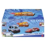 Jucarii, Copii si Bebe - Jucarii si jocuri - Vehicule si jucarii cu telecomanda - Masinute - Hot wheels set 2 masinute metalice pull back mighty k si twin mill 1:43 - Infinity.ro