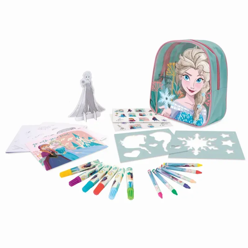 Jucarii, Copii si Bebe - Jucarii si jocuri - Jucarii & jocuri educative - Seturi pictura si desen - Set de desen in rucsac frozen - Infinity.ro