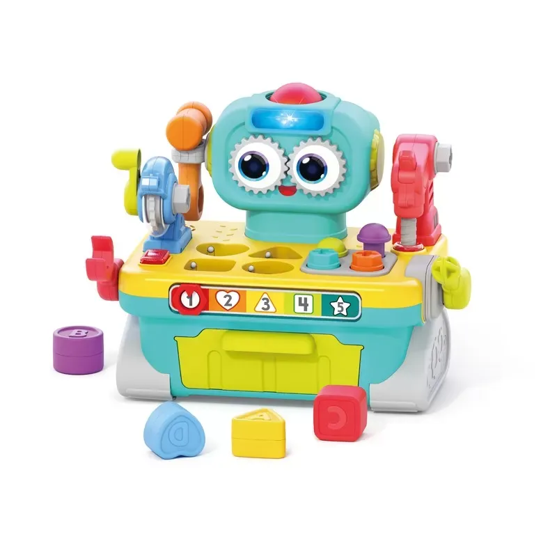 Jucarii, Copii si Bebe - Jucarii si jocuri - Jucarii & jocuri educative - Jocuri si jucarii educative - Masa de lucru robot 9 in 1 - Infinity.ro