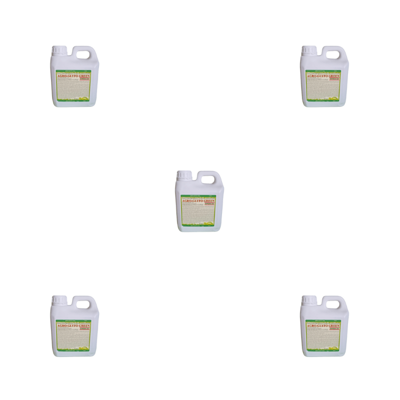 Set Erbicid total Agro Glifo Green 1 l x 5 buc