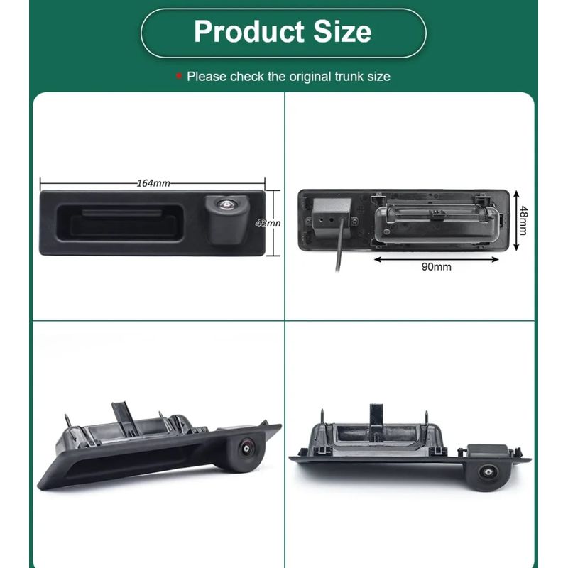 Auto si Moto - Electronice auto - Camere auto si DVR - Camera Marsarier Montaj la Manerul de la Portbagaj BMW Seria 3, 5, F10, F15, F16, F30, F31, F32, F34, F36, F25, F26 F48 - Infinity.ro