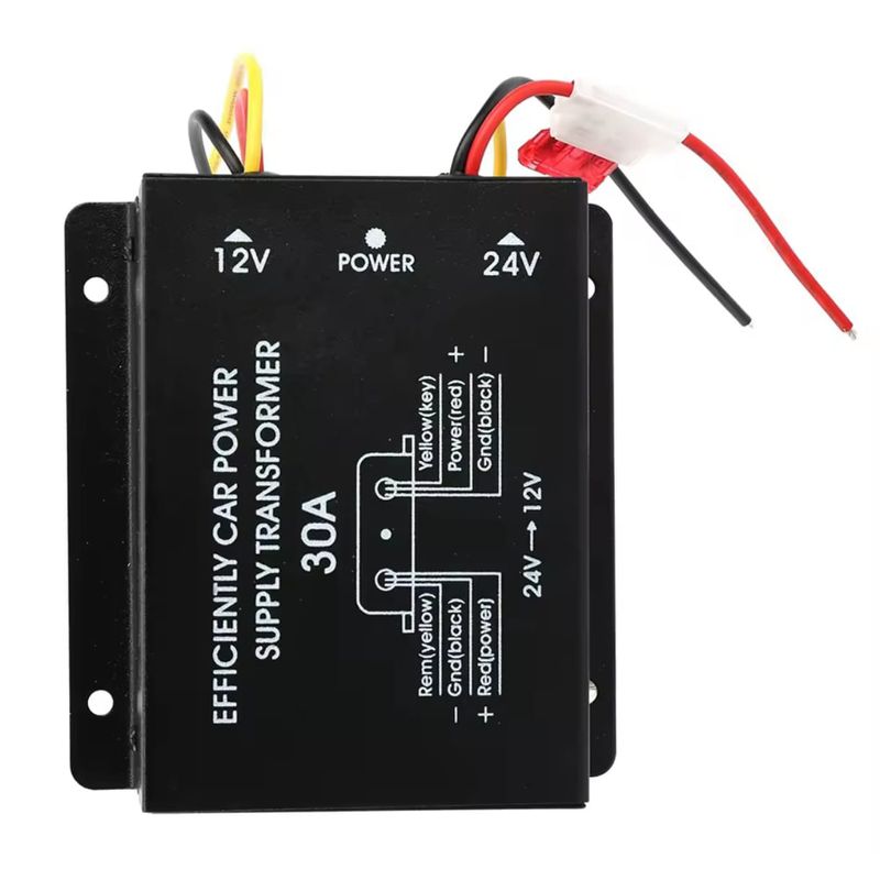 Auto si Moto - Reparatii si depanare - Invertoare auto - Convertor Coborator de Tensiune 24V-12V, 30A, 450W Siguranta si Compatibilitate pentru Accesorii Auto Rulote si camioane - Infinity.ro