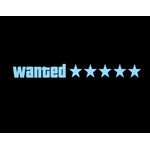 Auto si Moto - Intretinere auto - Stickere auto - Sticker Electric LED Auto, Wanted, Culoare Albastru pentru Parbriz, Luneta, Geamuri Laterale AutoREY® - Infinity.ro