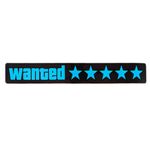 Auto si Moto - Intretinere auto - Stickere auto - Sticker Electric LED Auto, Wanted, Culoare Albastru pentru Parbriz, Luneta, Geamuri Laterale AutoREY® - Infinity.ro