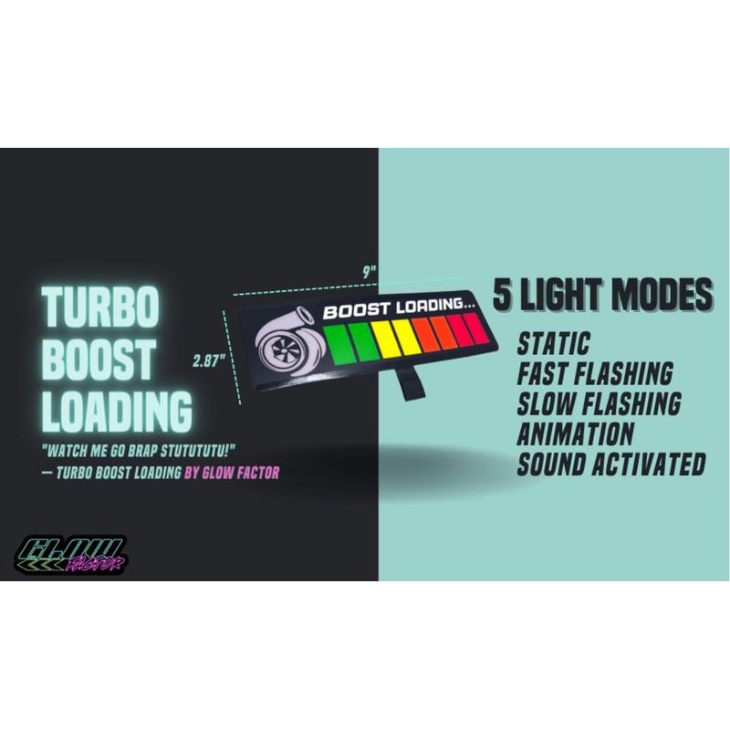 Auto si Moto - Intretinere auto - Stickere auto - Sticker Electric LED Auto, Boost Loading cu multiple animatii - Infinity.ro