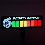 Auto si Moto - Intretinere auto - Stickere auto - Sticker Electric LED Auto, Boost Loading cu multiple animatii - Infinity.ro