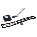 Auto si Moto - Intretinere auto - Stickere auto - Sticker Electric LED Auto, Wanted, Culoare Alb pentru Parbriz, Luneta, Geamuri Laterale AutoREY® - Infinity.ro