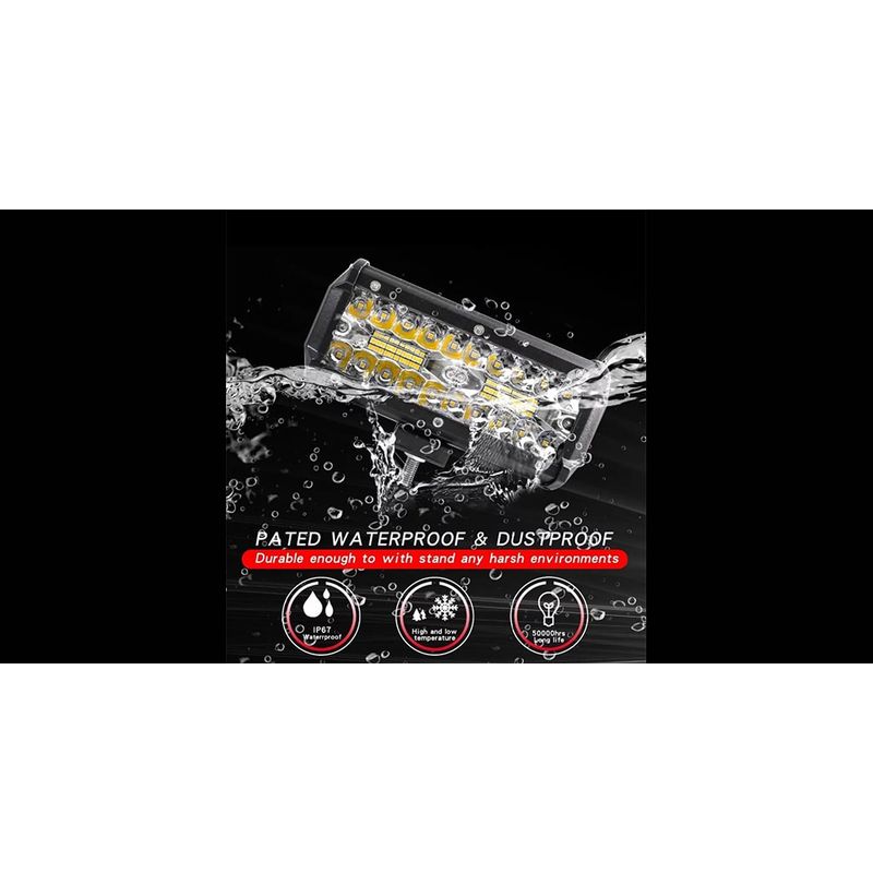 Auto si Moto - Piese auto si accesorii - Caroserie - Faruri, stopuri si proiectoare - Proiector LED Bar 120W Offroad SUV ATV Camion Utilaj - Infinity.ro