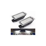 Auto si Moto - Piese auto si accesorii - Caroserie - Faruri, stopuri si proiectoare - Set lampi numar cu led, fara eroare de bec ars, Canbus, pentru Renault Megane, Laguna, Master, Clio, Kangoo, 8200480127 - Infinity.ro