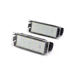 Auto si Moto - Piese auto si accesorii - Caroserie - Faruri, stopuri si proiectoare - Set lampi numar cu led, fara eroare de bec ars, Canbus, pentru Renault Megane, Laguna, Master, Clio, Kangoo, 8200480127 - Infinity.ro