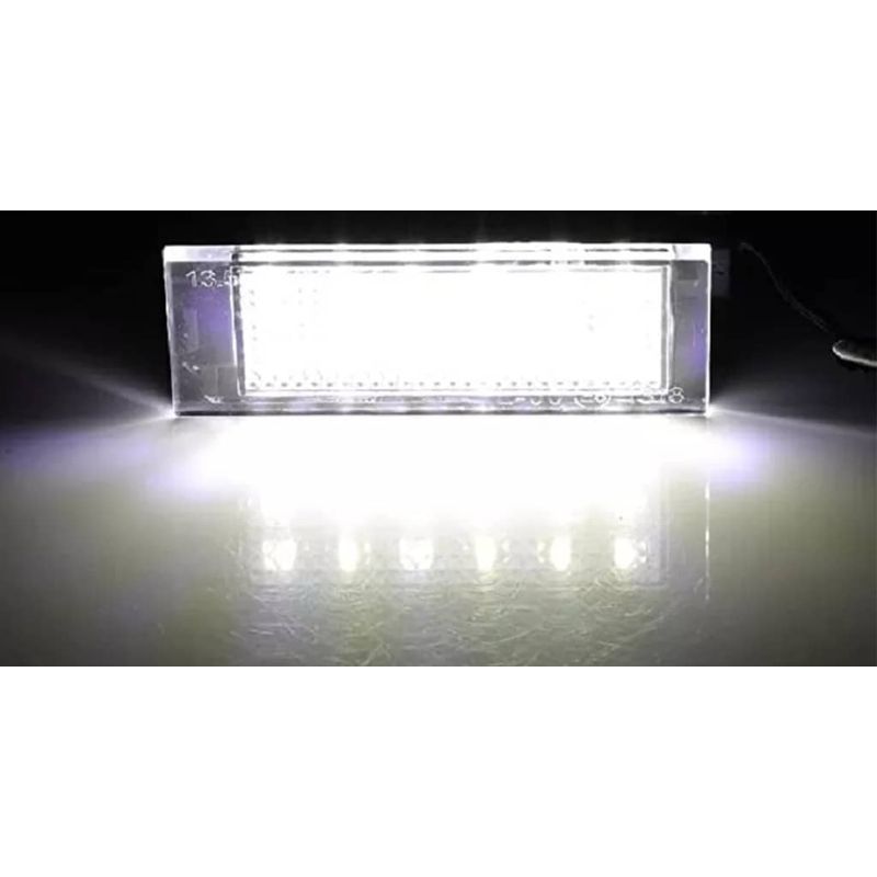 Auto si Moto - Piese auto si accesorii - Caroserie - Faruri, stopuri si proiectoare - Set lampi numar cu led, fara eroare de bec ars, Canbus, pentru Renault Megane, Laguna, Master, Clio, Kangoo, 8200480127 - Infinity.ro