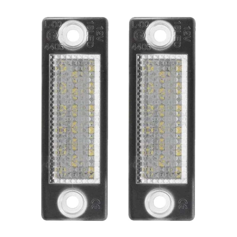 Auto si Moto - Piese auto si accesorii - Caroserie - Faruri, stopuri si proiectoare - Set 2 lampi numar LED pentru VW Touran, Caddy, Golf 5 Plus, Passat B5.5 Break Transporter Touran Jetta, Skoda MK1,Canbus - Infinity.ro